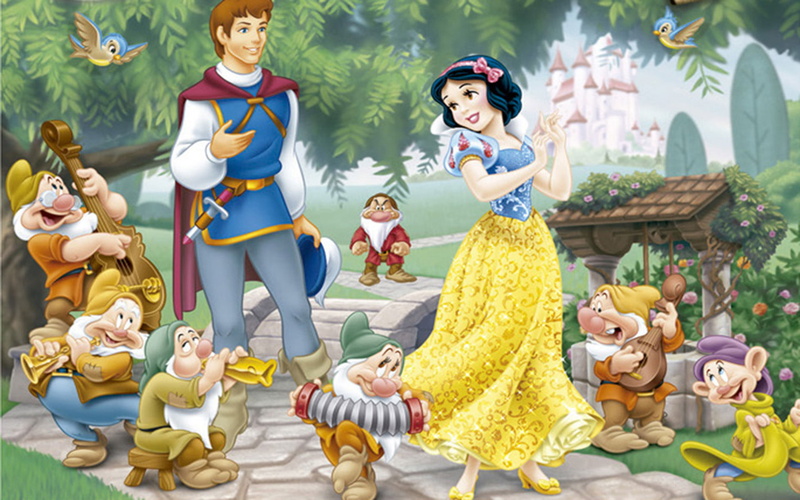 ferdinand, hd, dwarfs, princess, seven, prince, definition, white, 1080P, high, snow