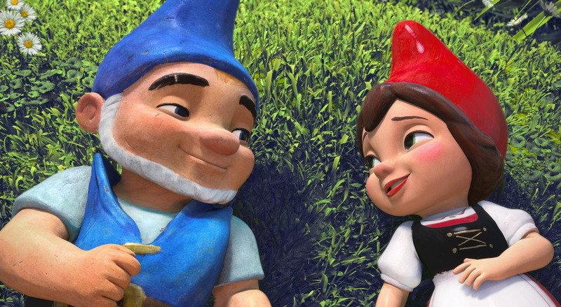 males, boys, headshot, grass, two people, outdoors, childhood, portrait, 1080P, day, people, front view, gnomeo, Gnomeo and Juliet, james mcavoy as gnomeo
