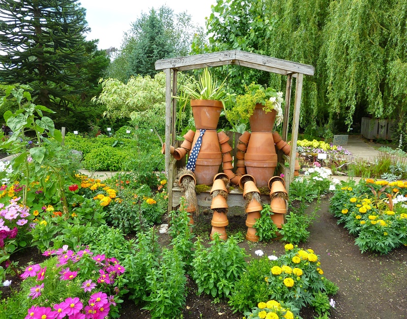 no people, art, pottery, plant, colorful, decor, beautiful, garden, oregon, gardening, beauty in nature, photo, day, decoration, flowering plant, growth