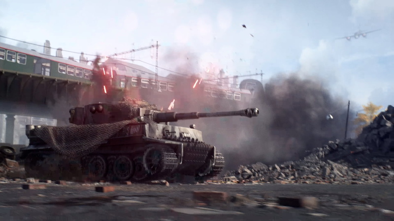 Battlefield 5, Tiger 131, war, 1080P