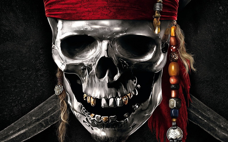 treasure, logo, caribbean, pirates, skull, comedy, 1080P, action