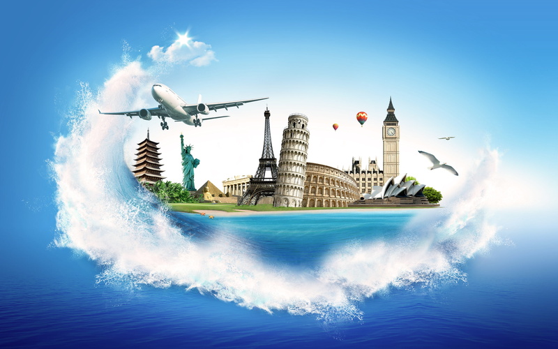 statue of liberty, world, beautiful, big ben, 2K, aircraft, art, eiffel tower