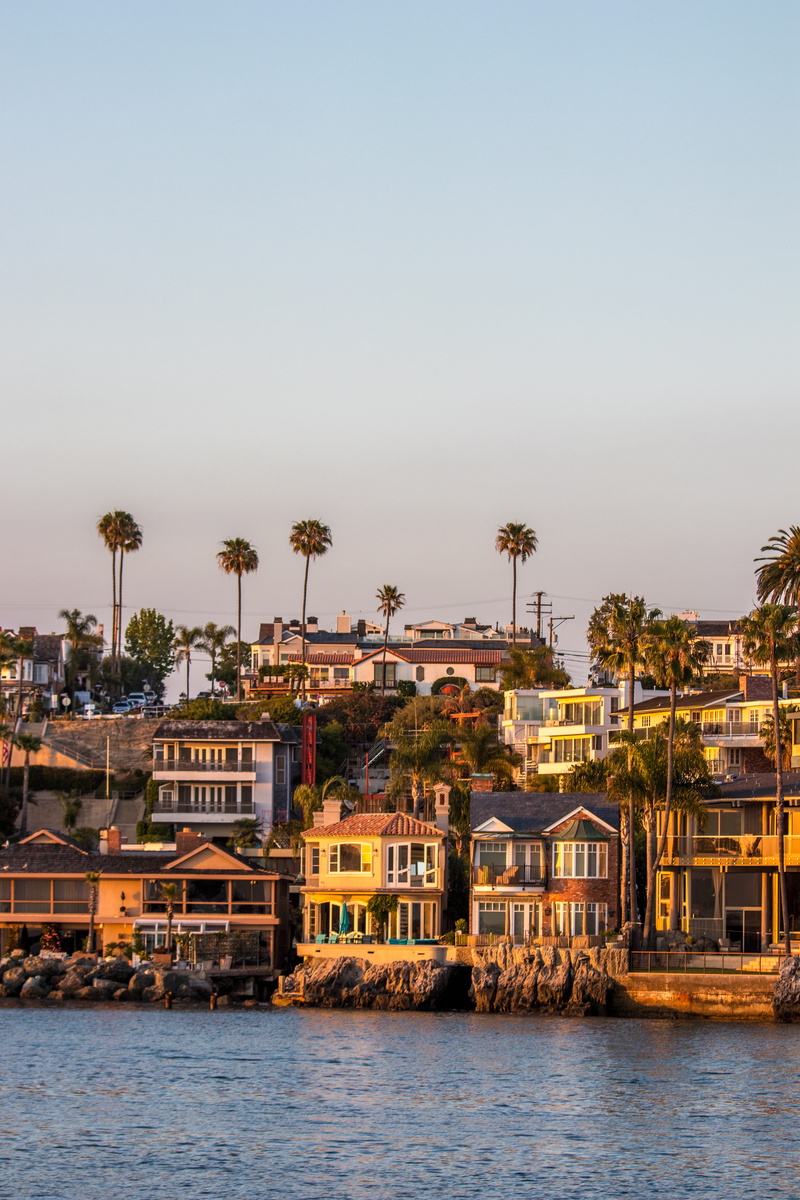 no people, waterfront, adventure, built structure, shore, home, houses, water, gray, sunset, residential district, brown, body, discover, tree, italy, 5K