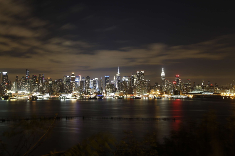 metropolitan, cloud - sky, downtown, building exterior, high rises, financial district, nature, silhouette, building, night, sky, evening, dark, reflection