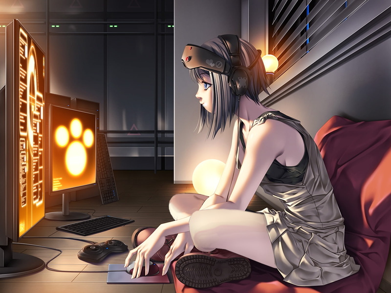 720P, x, hot, room, anime, art, hd, girls, gamers
