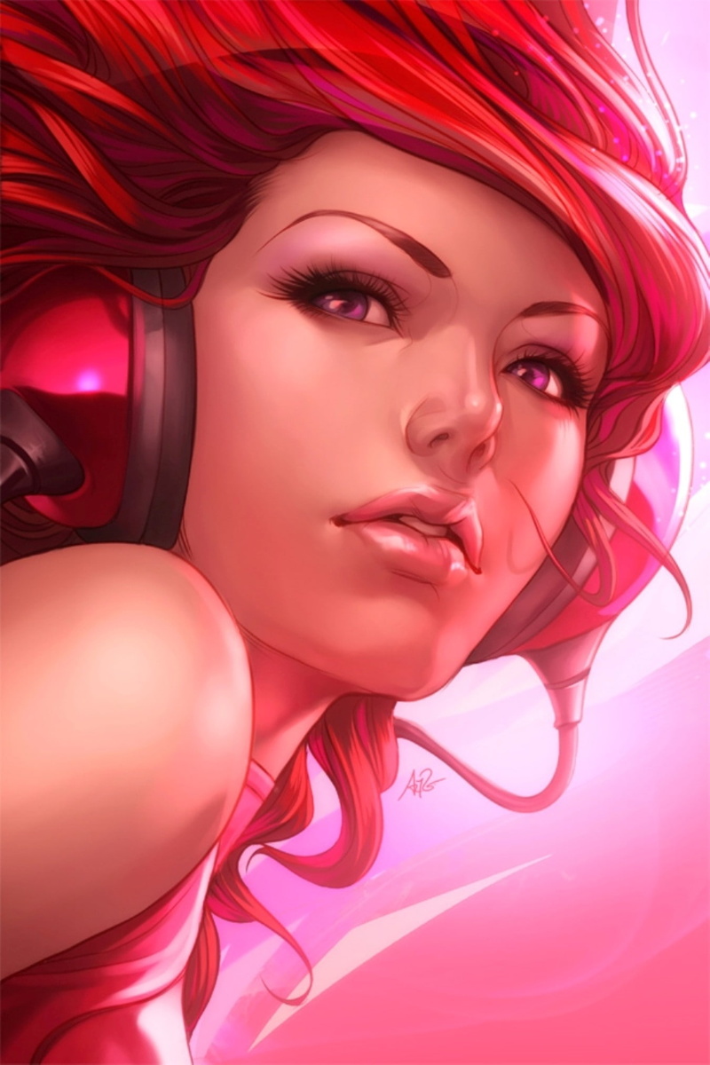 1080P, hd, headphones, headphones girl, hot, x, anime, girls, girl, art, women