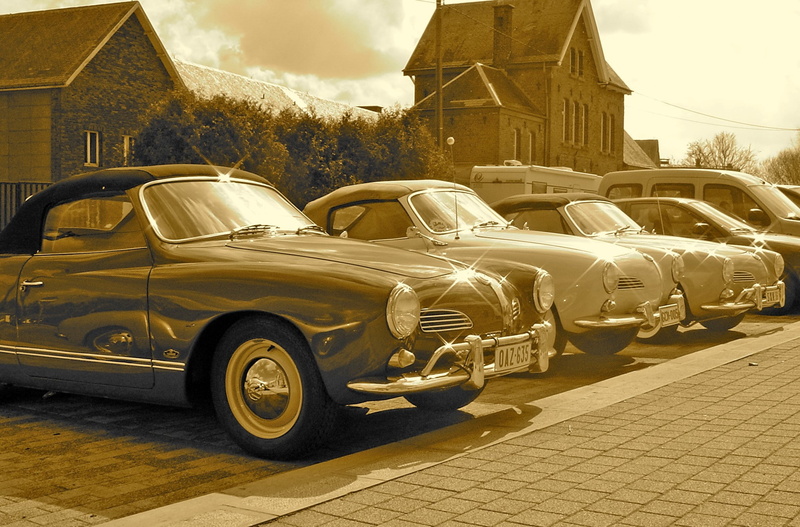 car, Volkswagen, 1080P, Karmann Ghia
