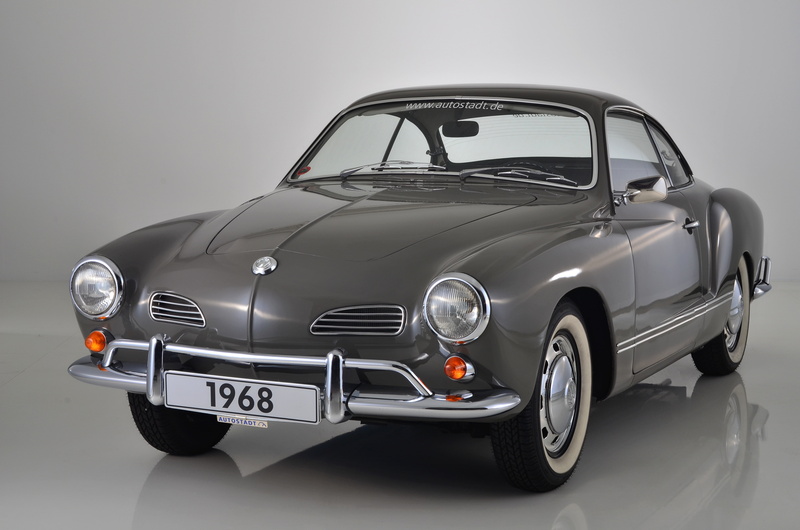 4K, background, Volkswagen, Karmann Ghia, grey, 1968