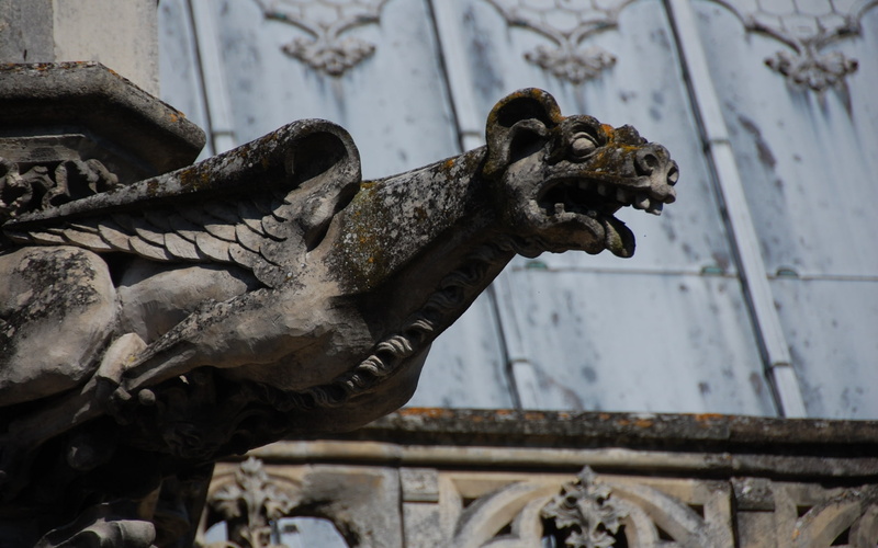 gothic, monster, 1080P, gargoyle, dark, statue