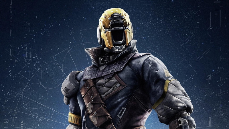 1920x1080, wearing, black, helmet, game, games, person, gold, 1080P, warlock, character, destiny