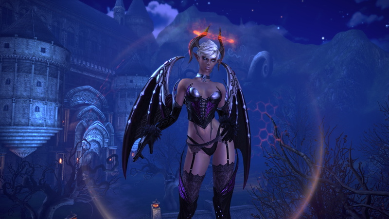 the demon, succubus, girl, 2K