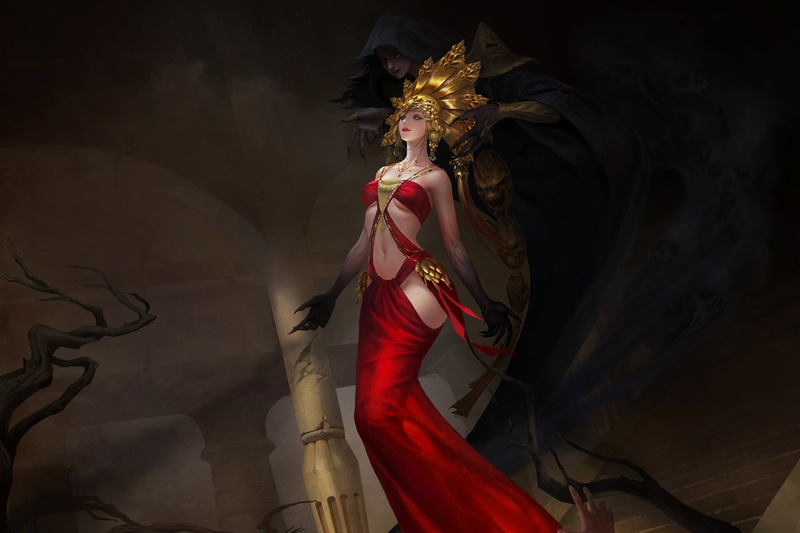artwork, 1080P, succubus, fantasy art, fantasy girl