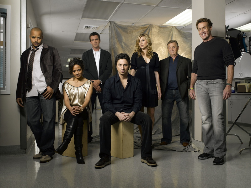 2K, Sarah Chalke, Ken Jenkins, Donald Faison, Neil Flynn, Zach Braff, Judy Reyes, John C. Mcginley, Scrubs, TV Show