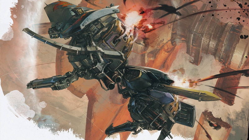mecha, anime, senran, kagura, shooter, arcade, sci fi, 1080P, ikaruga