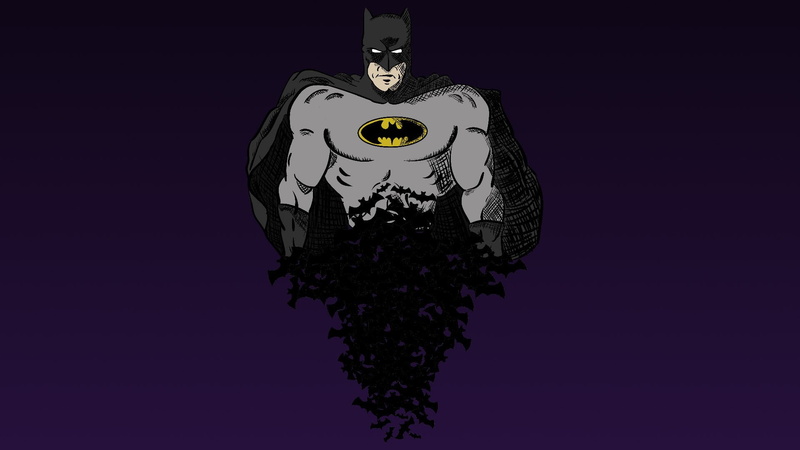 Batman, 1080P, bats, artwork, DC Comics