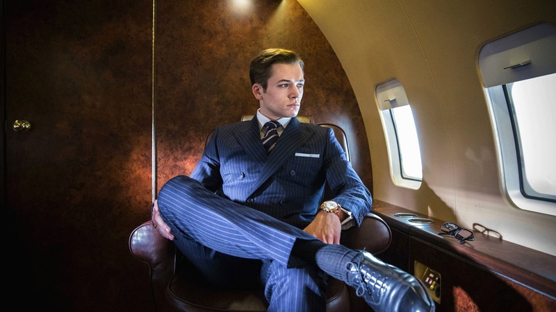 1080P, business, Kingsman: The Secret Service, three quarter length, Movie, sitting, occupation, holding, adult, air vehicle, vehicle interior, luxury