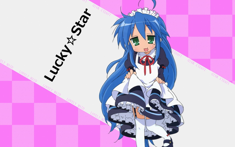 one person, mouth open, anime, studio shot, young adult, arts culture and entertainment, pink color, Lucky Star, front view, human body part, close-up