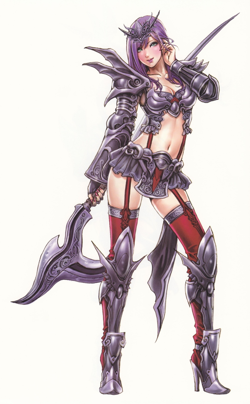 armor, shunya, purple, yamashita, abstract, fantasy, artwork, girl, tagnotallowedtoosubjective, 2K, art, weapons, hair, Shunya Yamashita, hd, anime