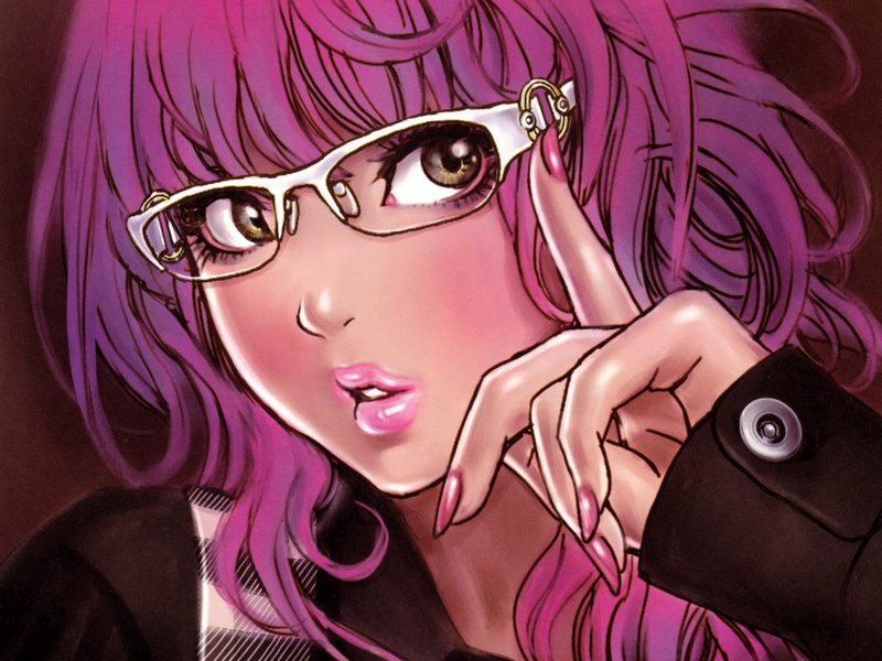 Anime, pink, haired, 720P, Shunya Yamashita, female, character, illustration