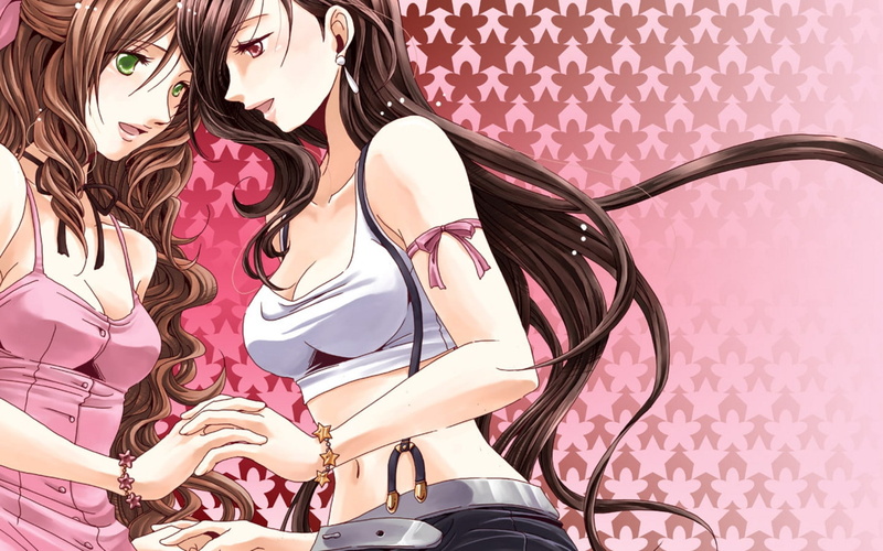 video, x, 720P, games, art, fantasy, vii, tifa, final, Final Fantasy VII, hd, Final Fantasy, lockheart