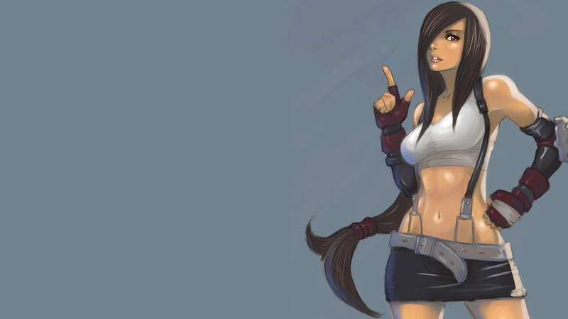 lockheart, x, Final Fantasy VII, final, vii, fantasy, tifa, girls, 1080P, hd, art, abstract, anime, long, hair, long hair