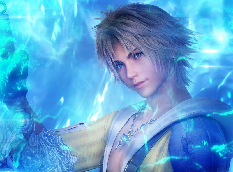 portrait, illuminated, blue, character, Final Fantasy, 1080P, young adult, glass - material, one person, indoors, women, hair, lifestyles, headshot, male