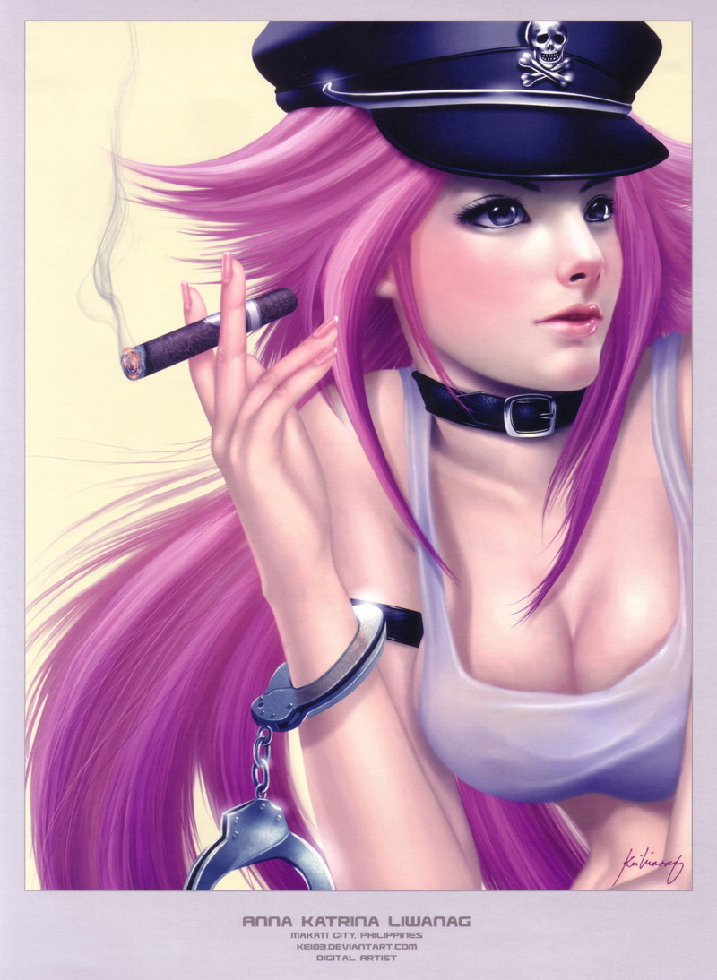 anime, street fighter, 2K, POISON, street, girls, fighter, games, x, artbook, art, hd, cigars, video