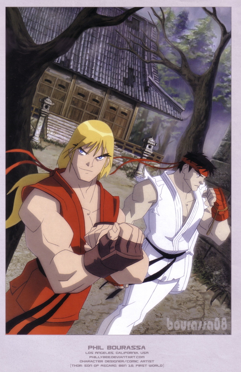 ryu, artwork, street fighter, artbook, Video Games, street, masters, art, games, x, fighter, hd, ken, 2K, video