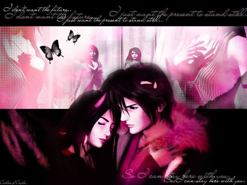 fantasy, heartilly, anime, hd, game, Final Fantasy, FF, squall, art, final, leonhart, rinoa, 480P