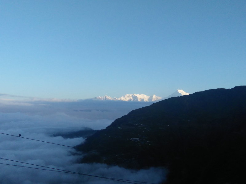 beauty in nature, day, blue, outdoors, mountain, landscape, mountain range, 2K, scenics - nature, jawaharlal nehru rd, tranquility, silhouette, no people