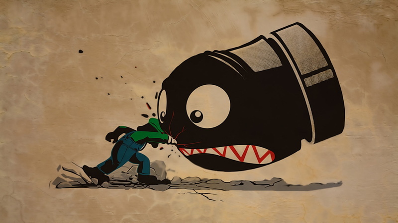 Luigi, Super Mario, Bullet Bill, video games, 1080P, artwork