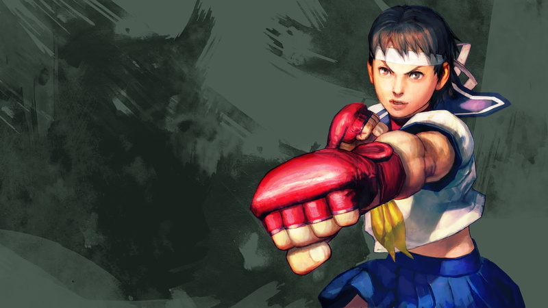 1080P, games, street, hd, iv, Street Fighter IV, x, art, video, Sakura, fighter