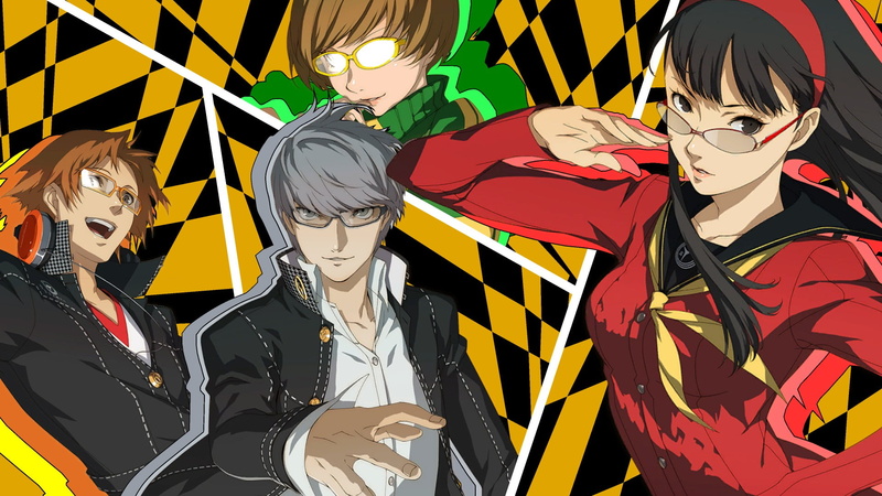 glasses, Chie Satonaka, black jackets, Japanese, Persona 4 Golden, Main Character, 1080P, white shirt, Sega, Roleplaying, green clothing, red clothing