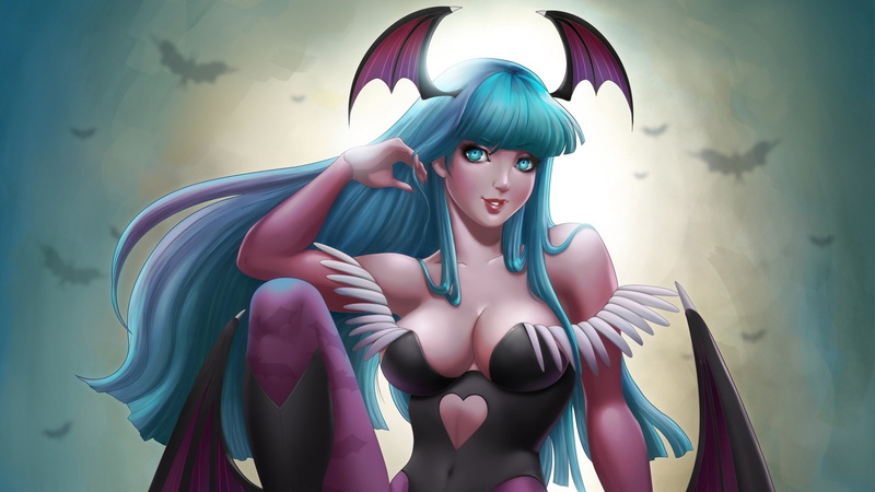 Morrigan Aensland, 1080P, Darkstalkers