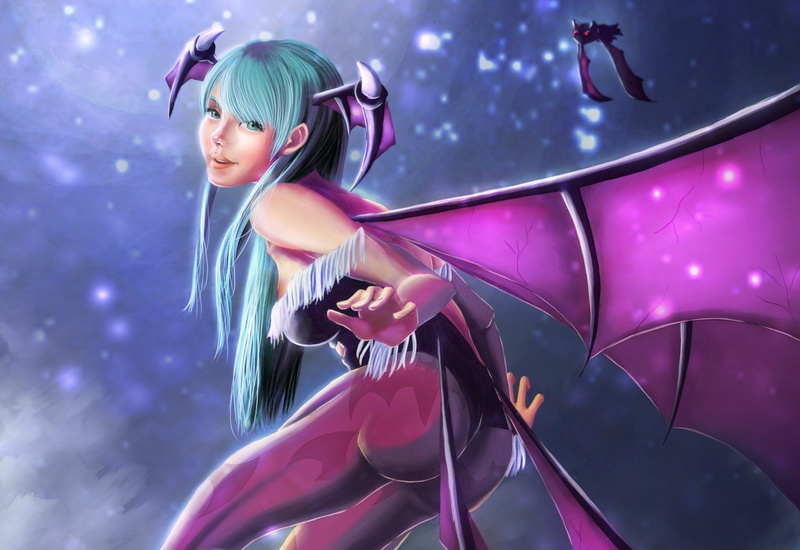 Morrigan Aensland, Darkstalkers, 1080P