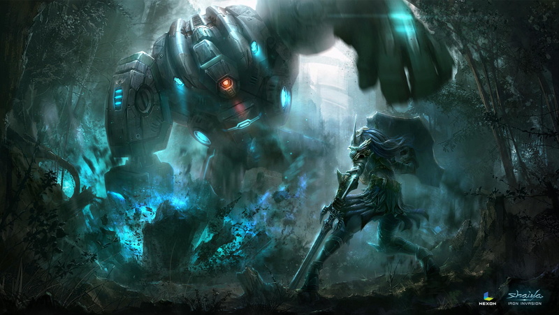 invasion, robot, technics, warriors, games, 2K, swords, iron, technics fantasy, history, battles, shaiya