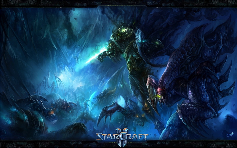 x, video, zeratul, fan, games, starcraft, zerg, roach, ii, hydralisk, hd, 1080P, artwork, art, Video Games
