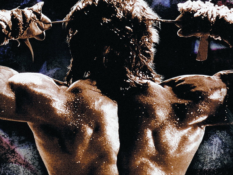 indoors, Rambo III, women, real people, lifestyles, nature, wet, adult, leisure activity, rear view, men, shirtless, people, close-up, Rambo, water, 1080P