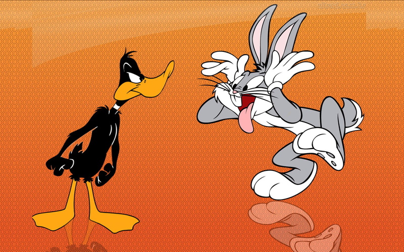 funny, duck, 1080P, daffy, cartoon, hd, bunny, bugs