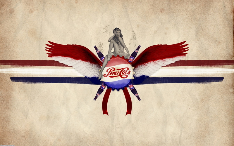 Girl, cola, Wings, drink, 1080P, Pepsi