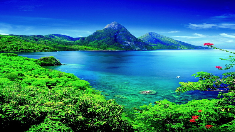 st, lucia, pitons, 2K