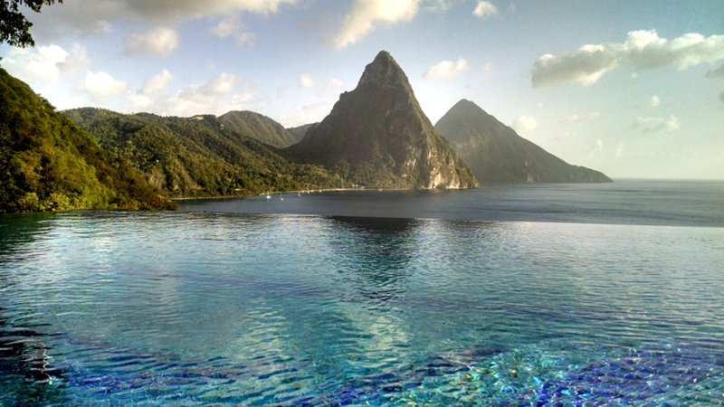 st, lucia, caille, soufriere, blanc, 2K, villa