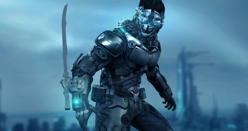 Guesscui, chio, 1080P, weapons, fiction, mask, cyberpunk
