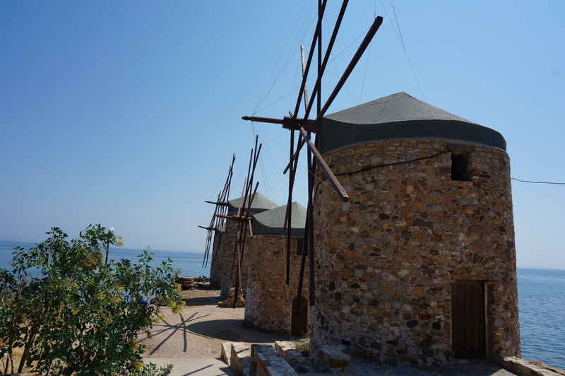 no people, nature, fuel and power generation, architecture, Blue Sky, built structure, mill blades, building exterior, environmental conservation, renewable energy