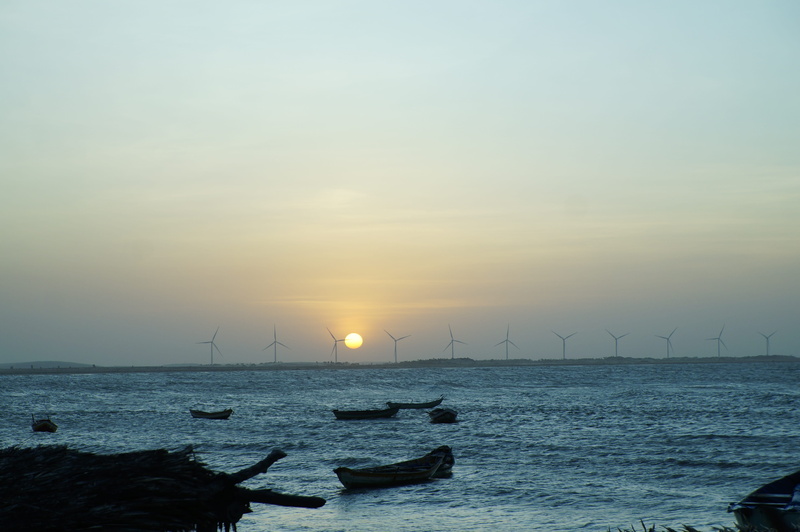 environment, idyllic, horizon over water, navy, tranquil scene, wind turbine, holidays, waves, no people, alternative energy, piauí, non-urban scene, travel