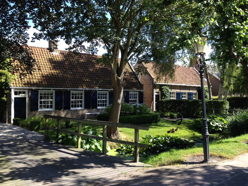 built structure, tree, architecture, footpath, willemstad, day, building exterior, growth, grass, brabant, house, netherlands, building, residential Building
