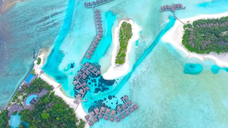 tropical, view, 1080P, hd, drone, paradise, maldives