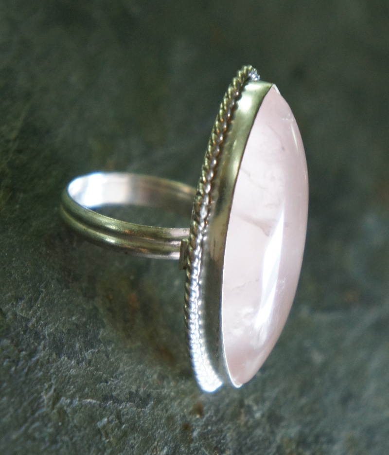 pink, life events, personal accessory, pearl jewelry, high angle view, luxury, ring, silver, selective focus, crystal, cabochon, day, jewel, gem, table