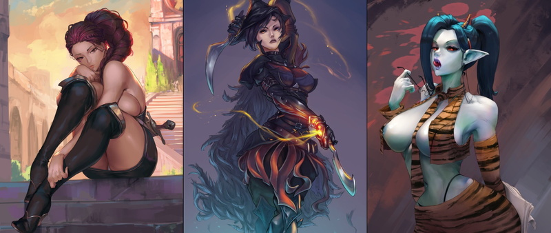 collage, 2K, ultrawide, cutesexyrobutts