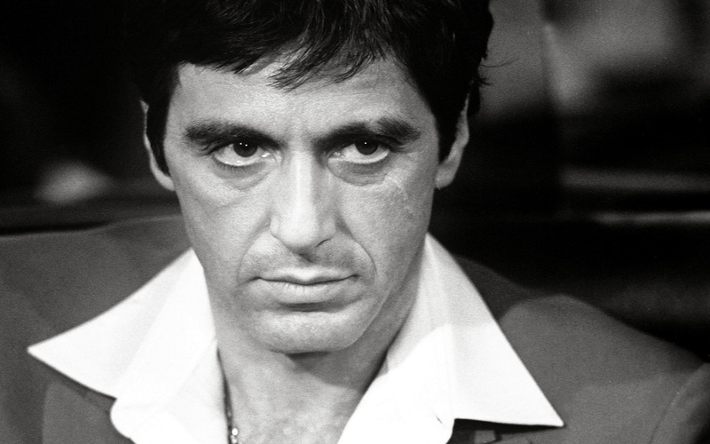 Scarface, Al Pacino, movie star, actor, filmmaker, 2K